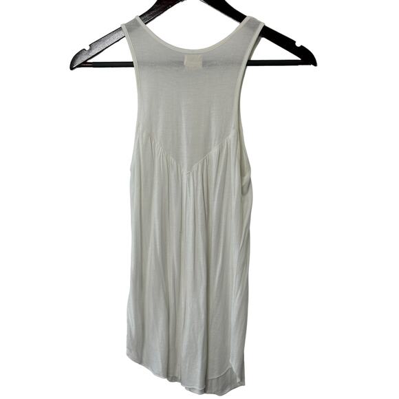 O'NEILL White Boho Sleeveless Top Sheer Chest Detailing Size XS - Picture 5 of 6